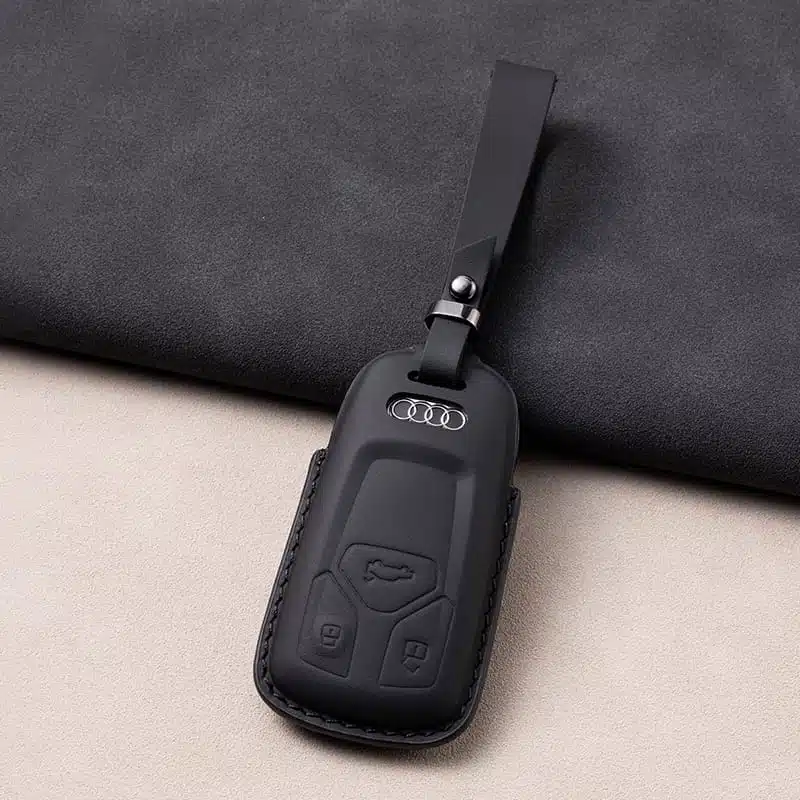 Audi Schlüsselanhänger Leder Für A4 Q7 Q5 TT A3 A6 SQ5 R8 S5 4 Audi Schlüsselanhänger Leder