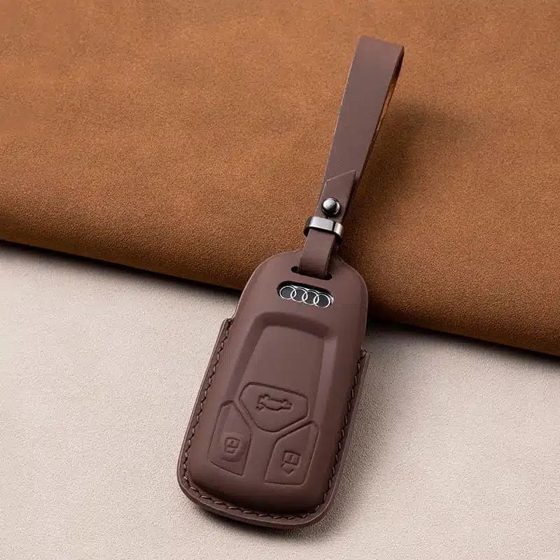 Audi Schlüsselanhänger Leder Für A4 Q7 Q5 TT A3 A6 SQ5 R8 S5 7 Audi Schlüsselanhänger Leder