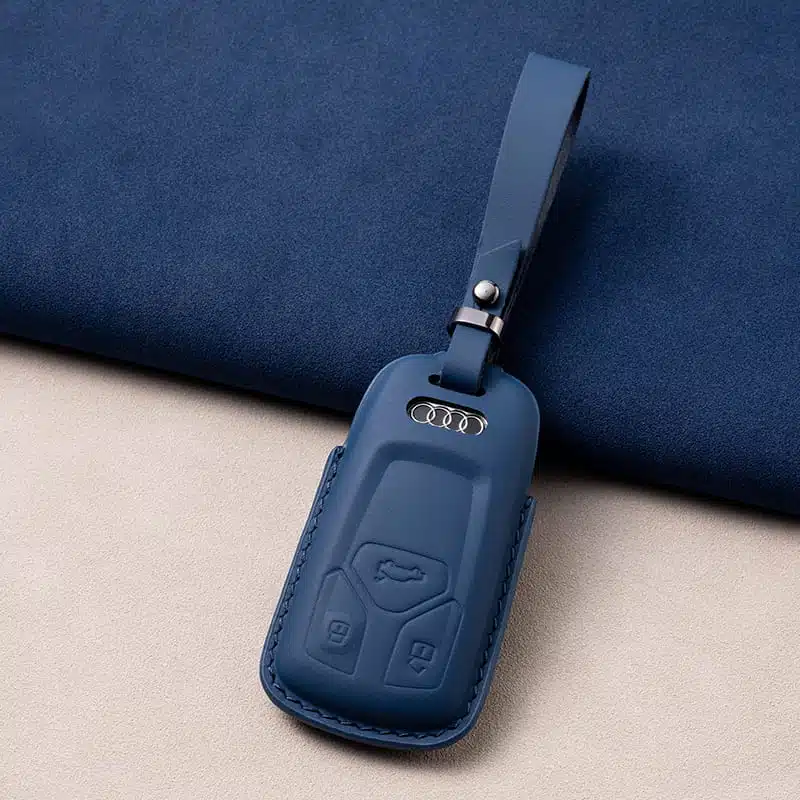 Audi Schlüsselanhänger Leder Für A4 Q7 Q5 TT A3 A6 SQ5 R8 S5 3 Audi Schlüsselanhänger Leder