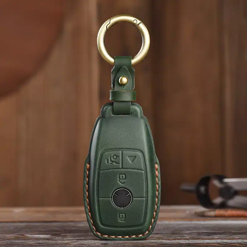 Mercedes Benz Schlüsselanhänger Leder Für E Class, S Class, W213 2 Mercedes Benz Schlüsselanhänger Leder