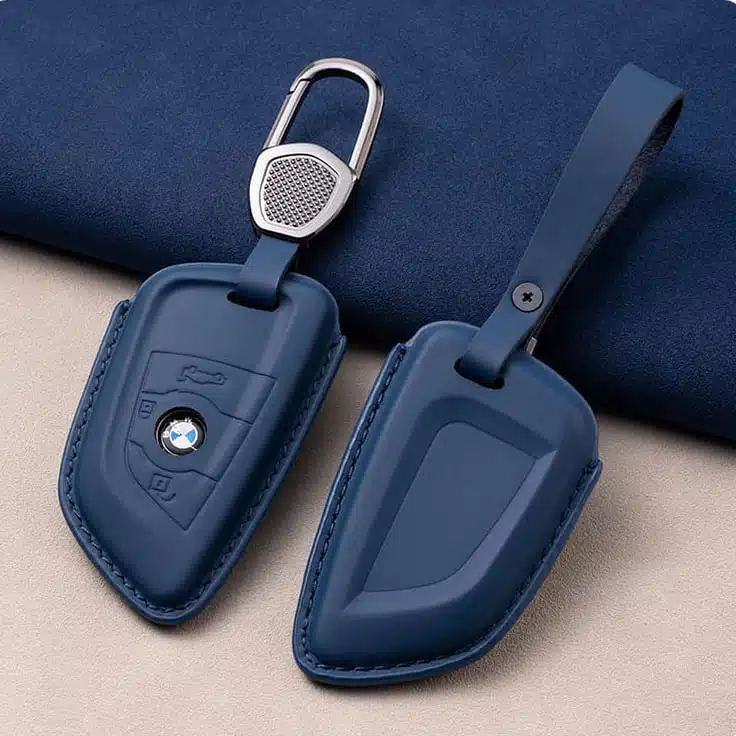 BMW Schlüsselanhänger Leder – X1, X3, X5, X6, 2, 5, 6, 7er 2 BMW Schlüsselanhänger Leder