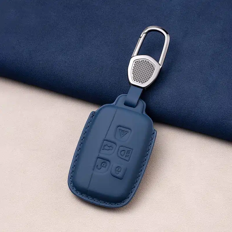 Leder Auto Schlüsselanhänger Hülle für Land Rover Discovery Sport Range Rover 2 Land Rover Defender Schlüsselanhänger