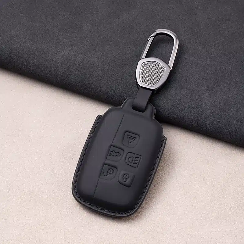 Leder Auto Schlüsselanhänger Hülle für Land Rover Discovery Sport Range Rover 6 Land Rover Defender Schlüsselanhänger