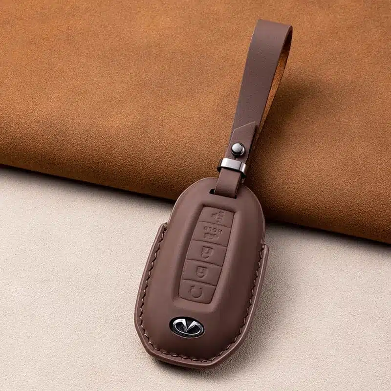 5 Tasten Infiniti Leder Schlüsselanhänger 3 5 Tasten Infiniti Leder Schlüsselanhänger