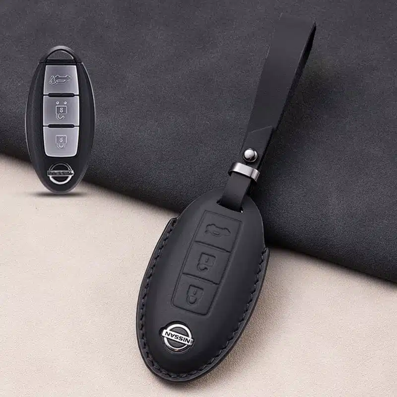 Leder Nissan Qashqai Schlüsselanhänger 5 Leder Nissan Qashqai Schlüsselanhänger