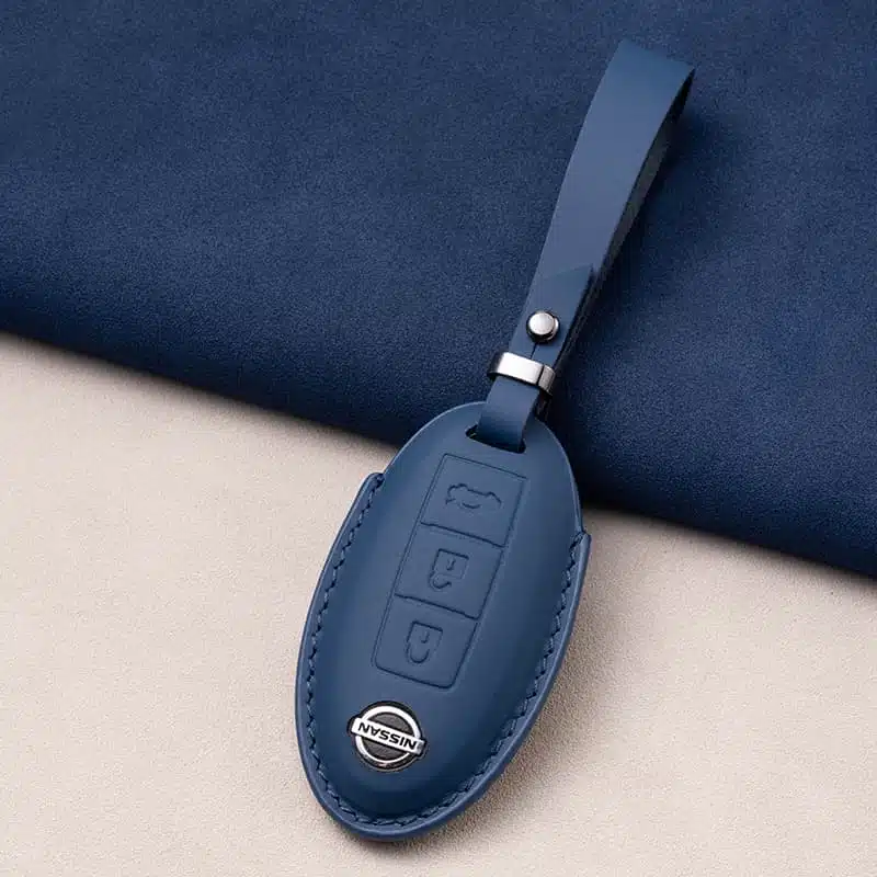 Leder Nissan Qashqai Schlüsselanhänger 4 Leder Nissan Qashqai Schlüsselanhänger