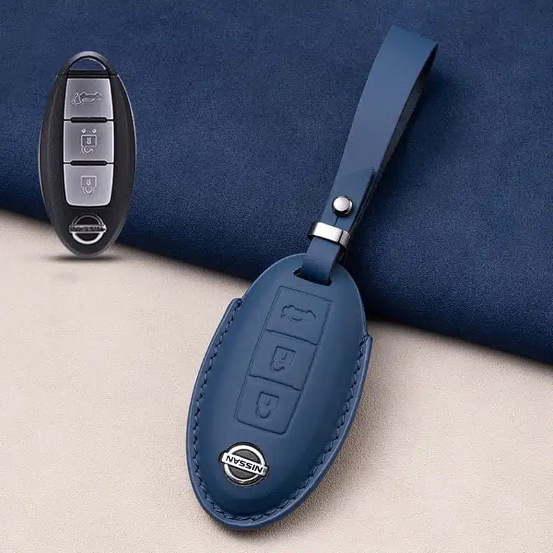 Leder Nissan Qashqai Schlüsselanhänger 7 Leder Nissan Qashqai Schlüsselanhänger