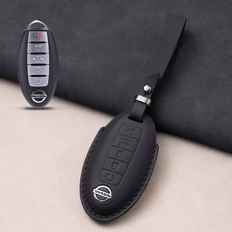 5 Tasten Leder Nissan Rogue Schlüsselanhänger 5 Nissan Rogue Schlüsselanhänger