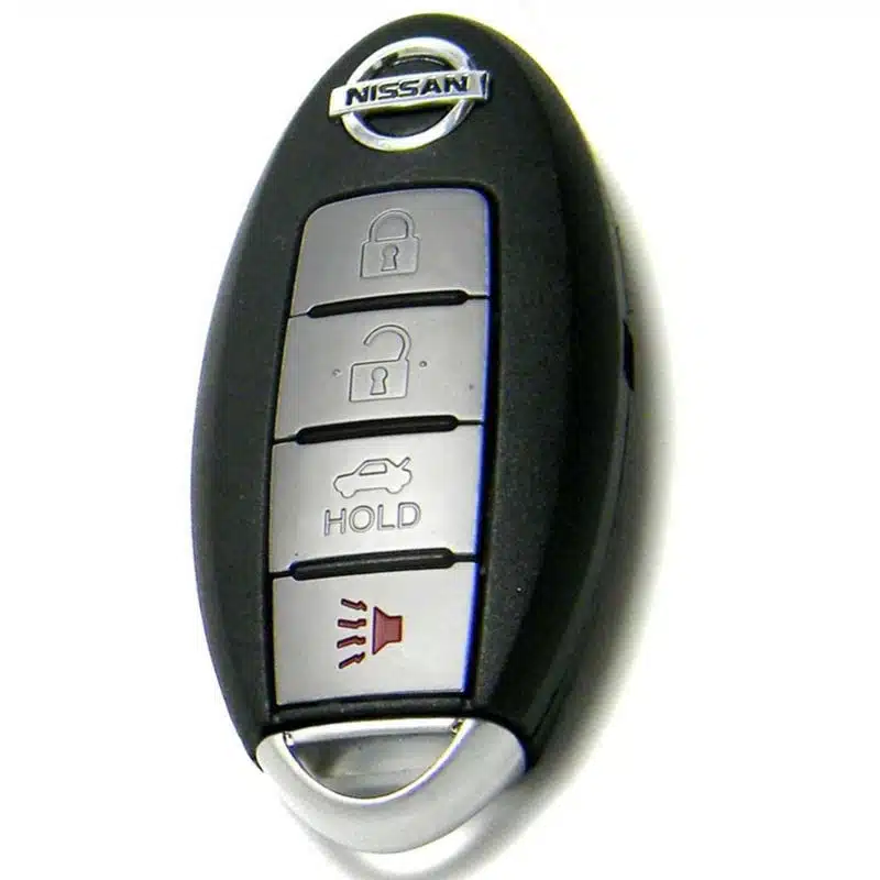 4 Tasten Nissan Schlüsselanhänger Leder 1 Nissan Schlüsselanhänger Leder