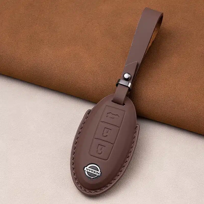 Leder Nissan Qashqai Schlüsselanhänger 3 Leder Nissan Qashqai Schlüsselanhänger