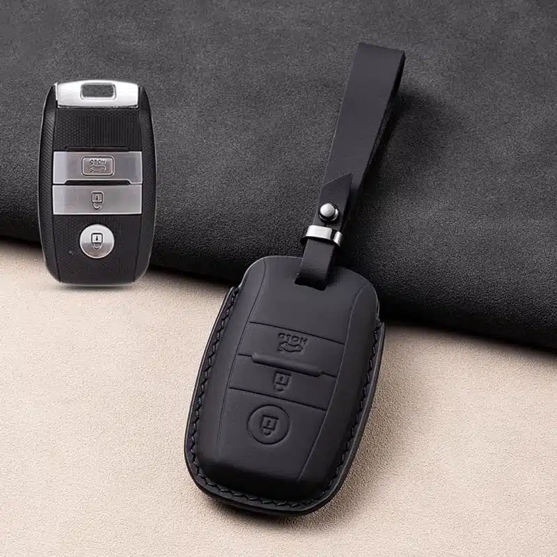 KIA Schlüsselanhänger Leder 5 KIA Schlüsselanhänger Leder