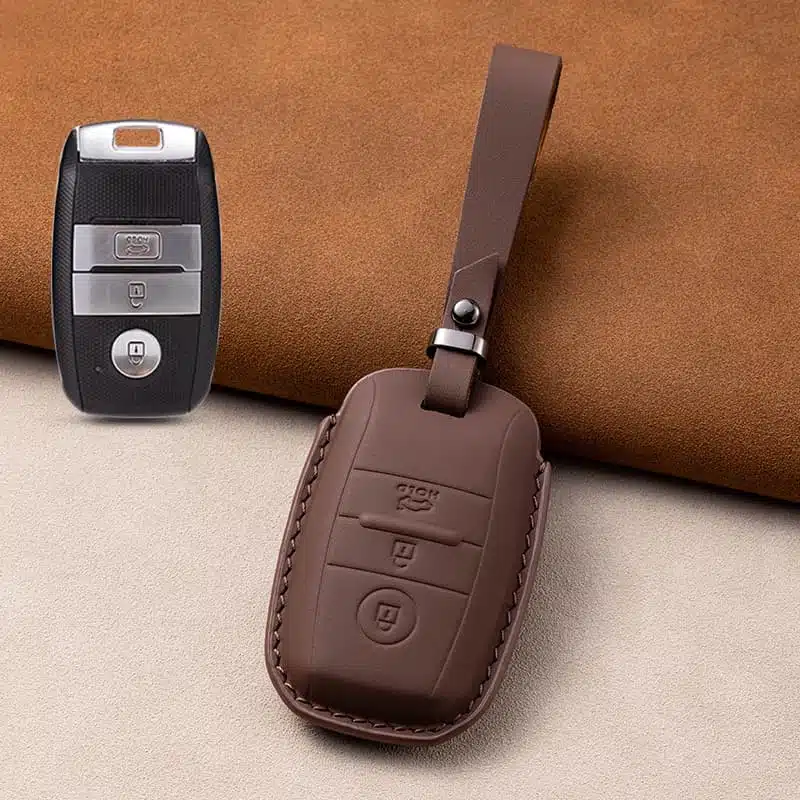 KIA Schlüsselanhänger Leder 6 KIA Schlüsselanhänger Leder