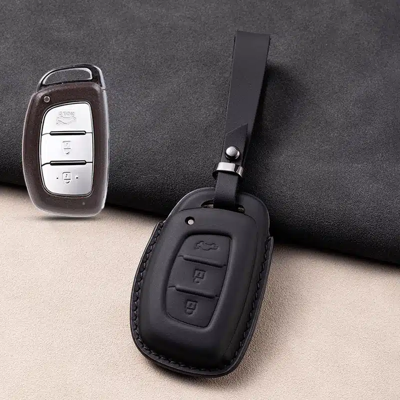Hyundai Schlüsselanhänger Leder 6 Hyundai Schlüsselanhänger Leder