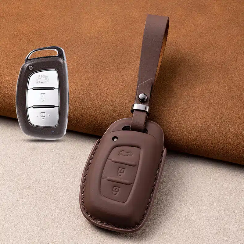 Hyundai Schlüsselanhänger Leder 7 Hyundai Schlüsselanhänger Leder