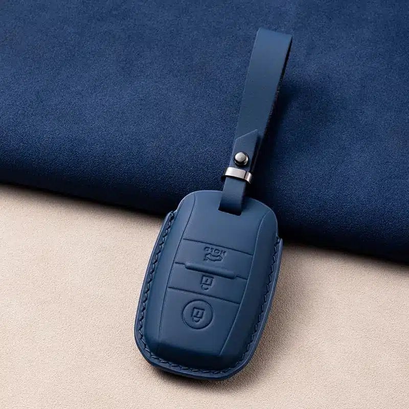 KIA Schlüsselanhänger Leder 4 KIA Schlüsselanhänger Leder